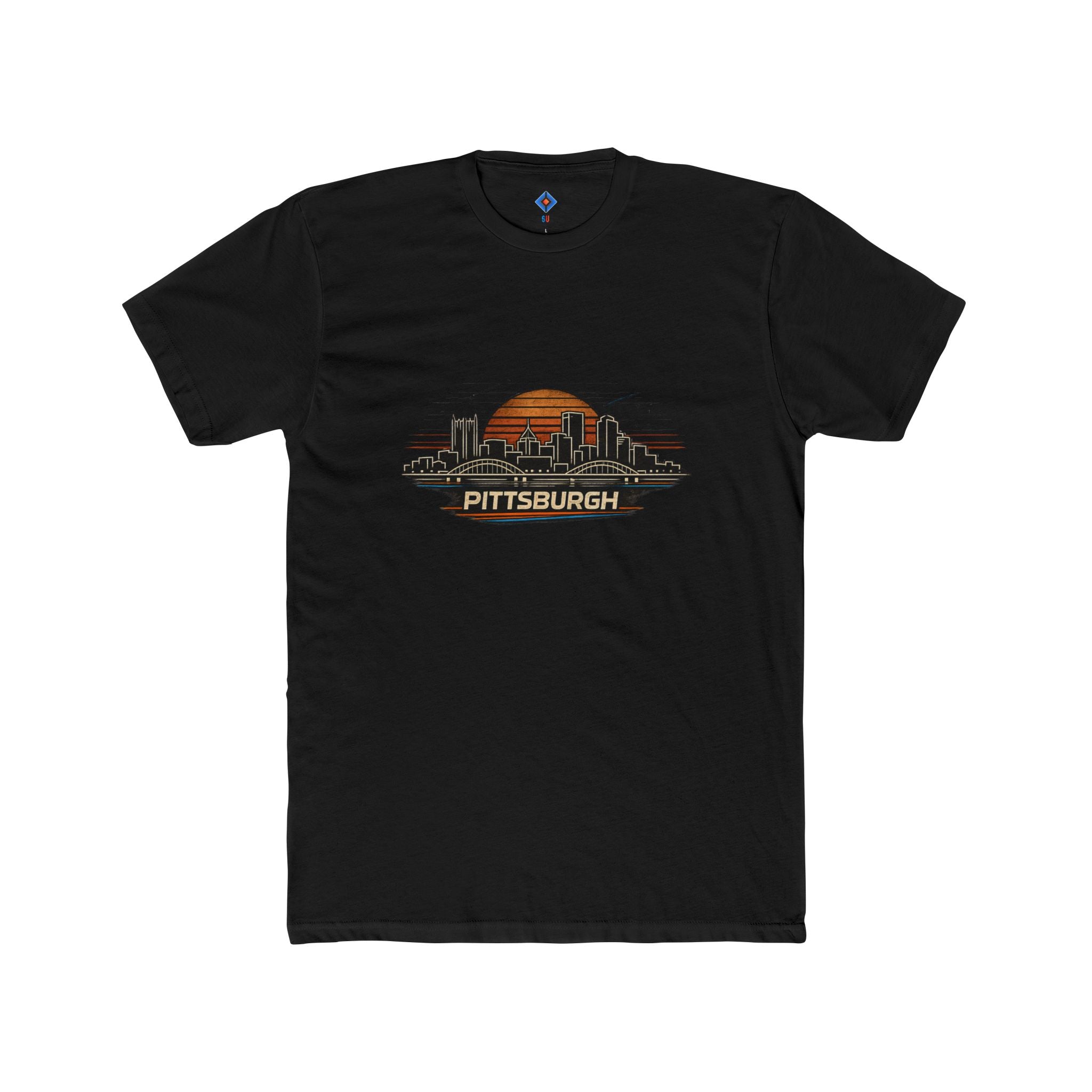 Pittsburgh 80's skyline tee