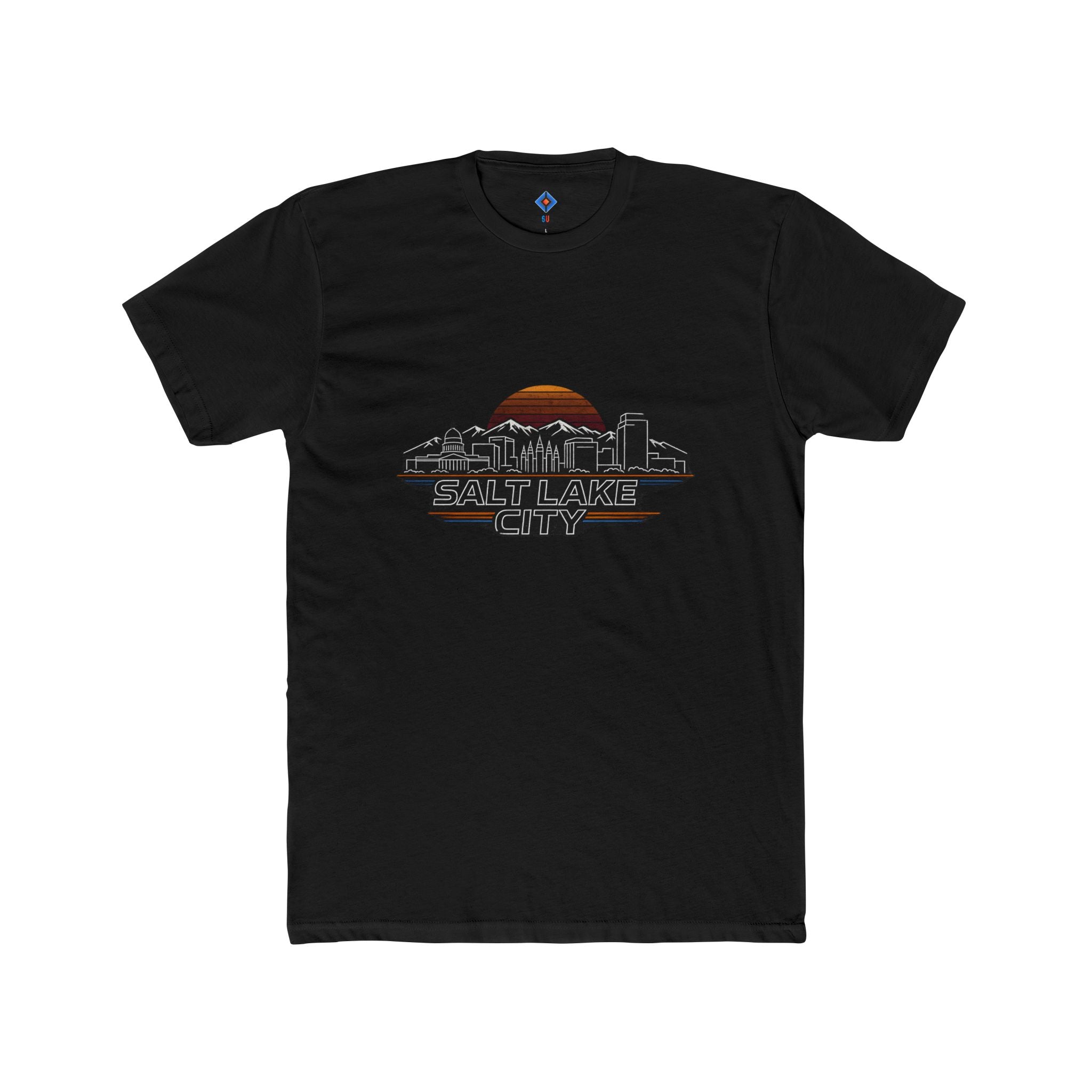 Salt Lake City 80's skyline tee