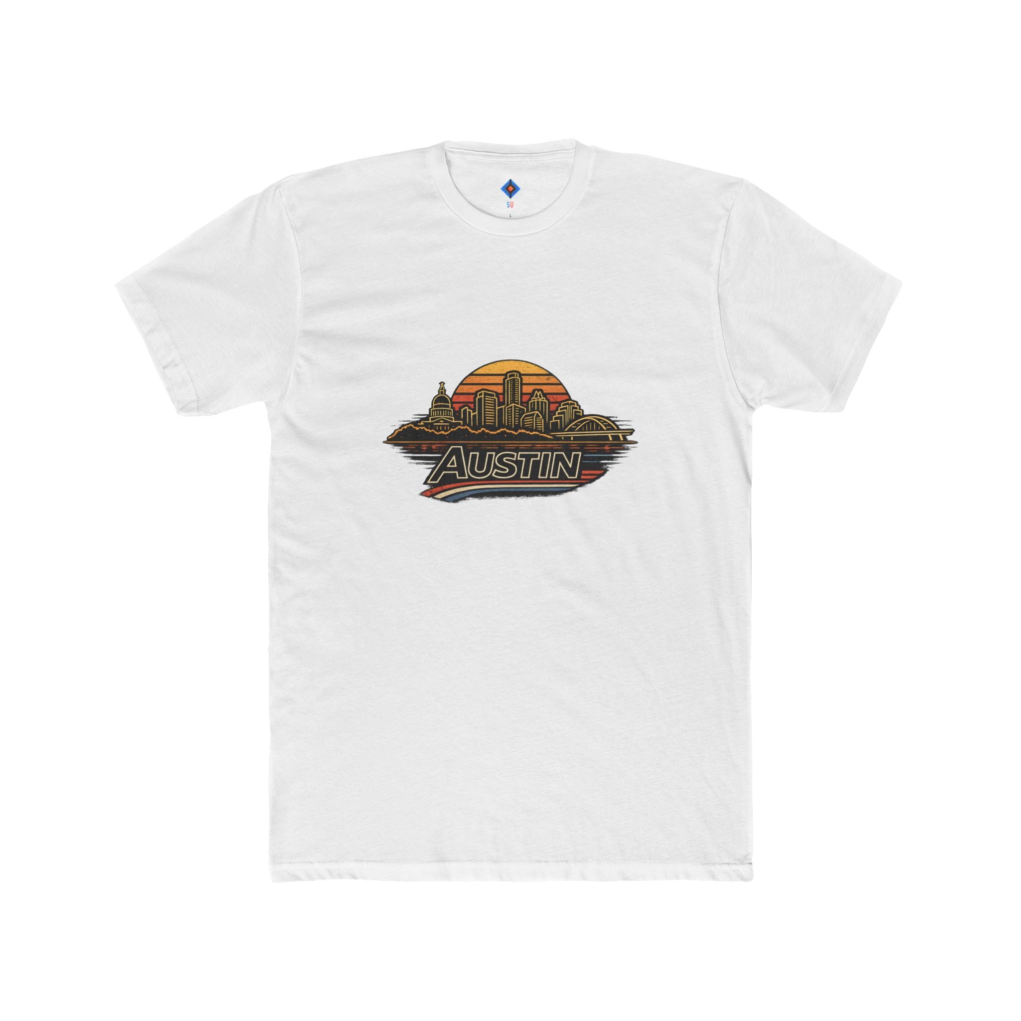 Austin 80's skyline tee