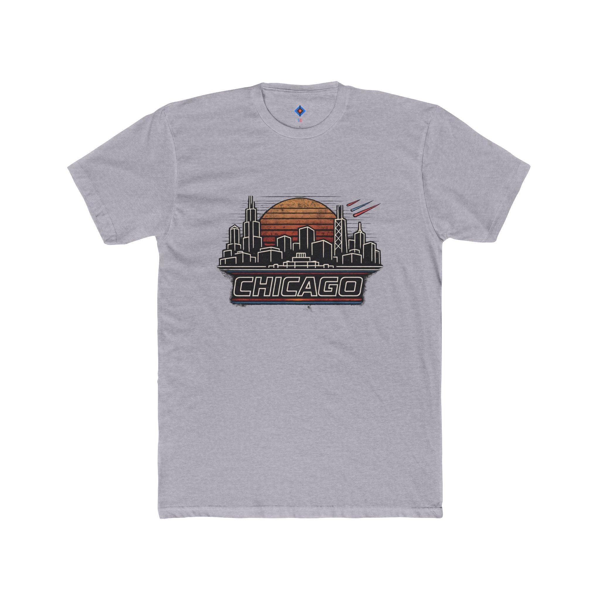 Chicago 80's skyline tee