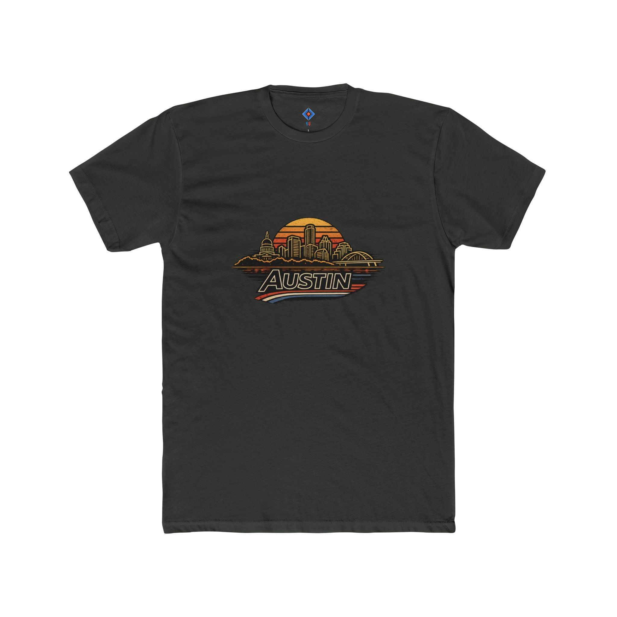 Austin 80's skyline tee