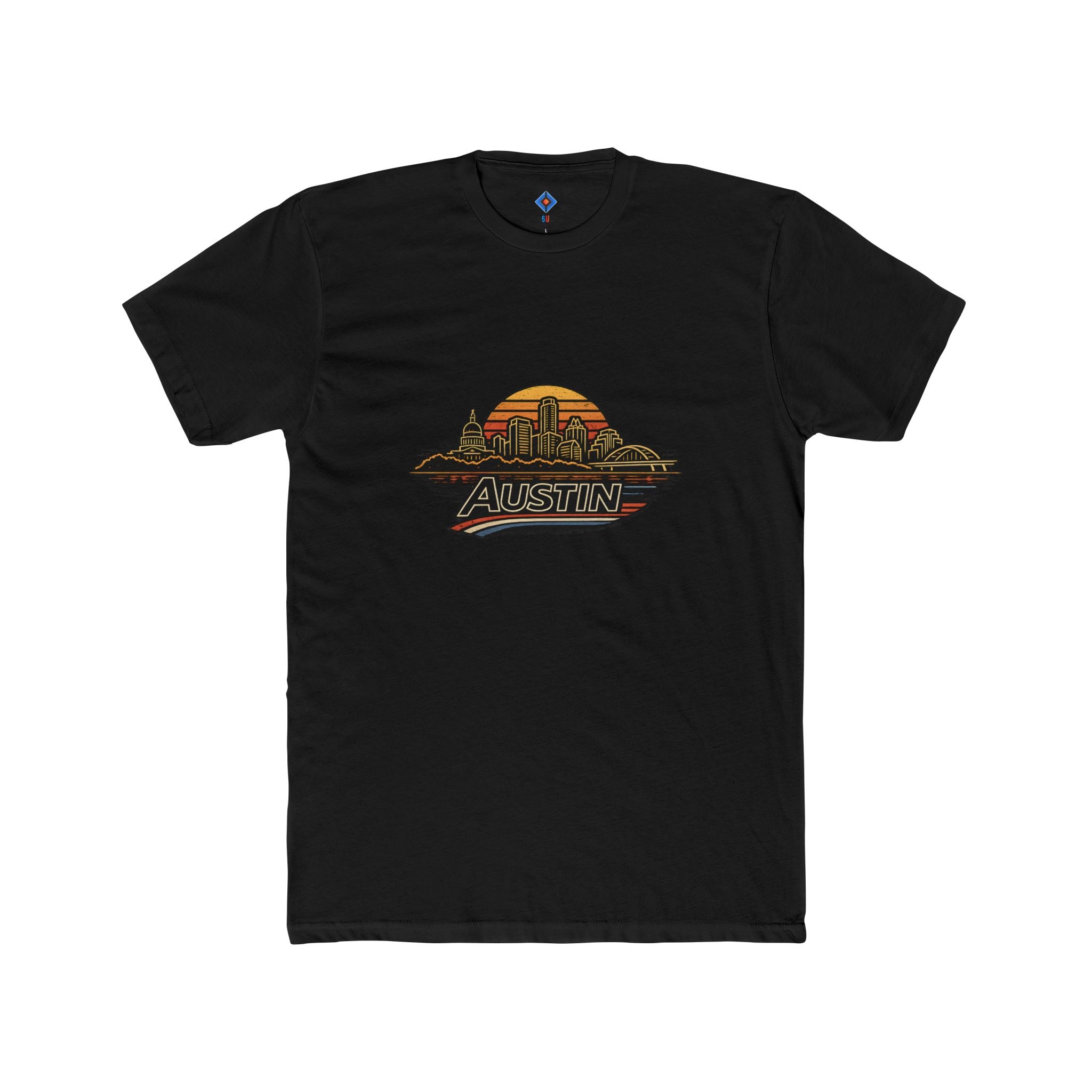 Austin 80's skyline tee