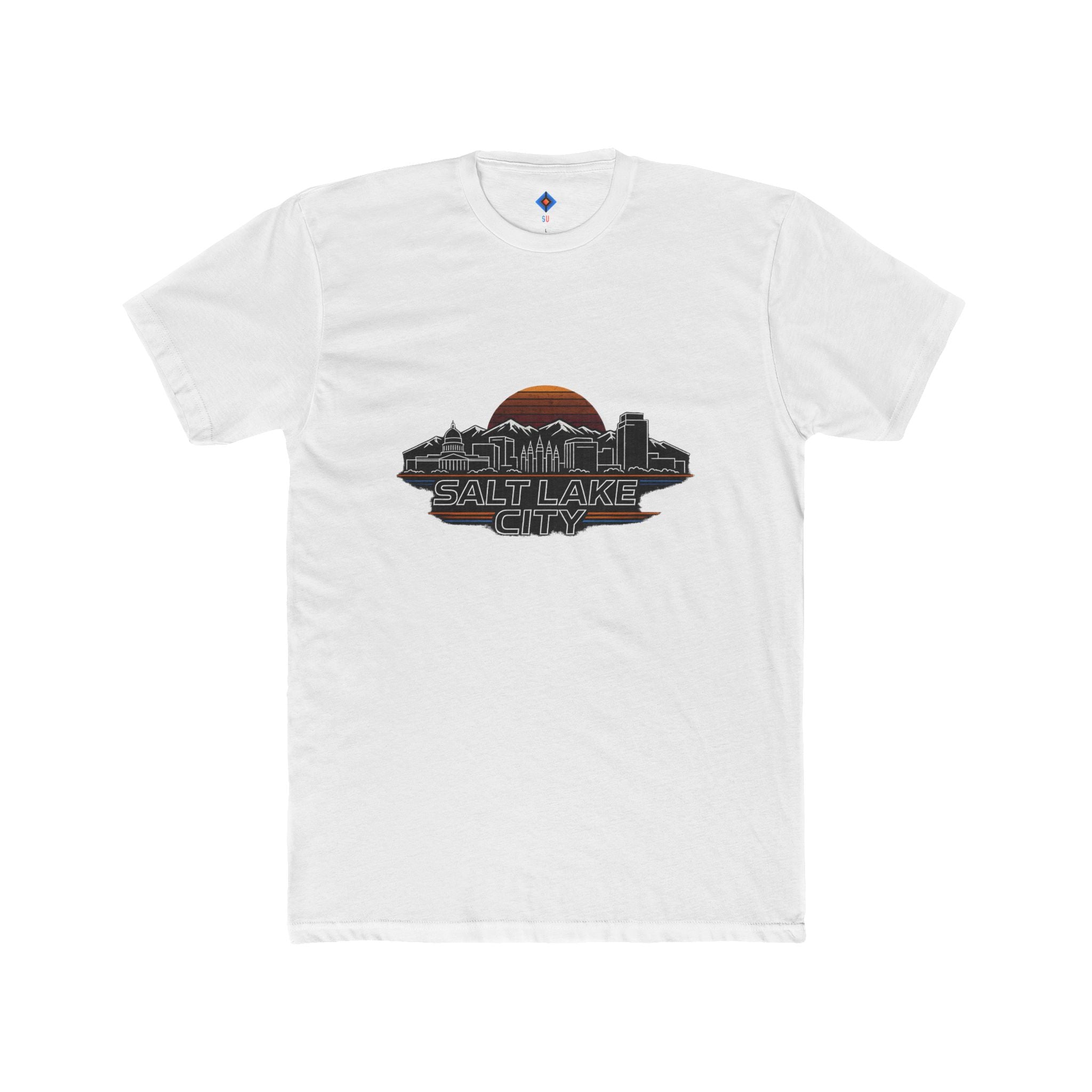 Salt Lake City 80's skyline tee