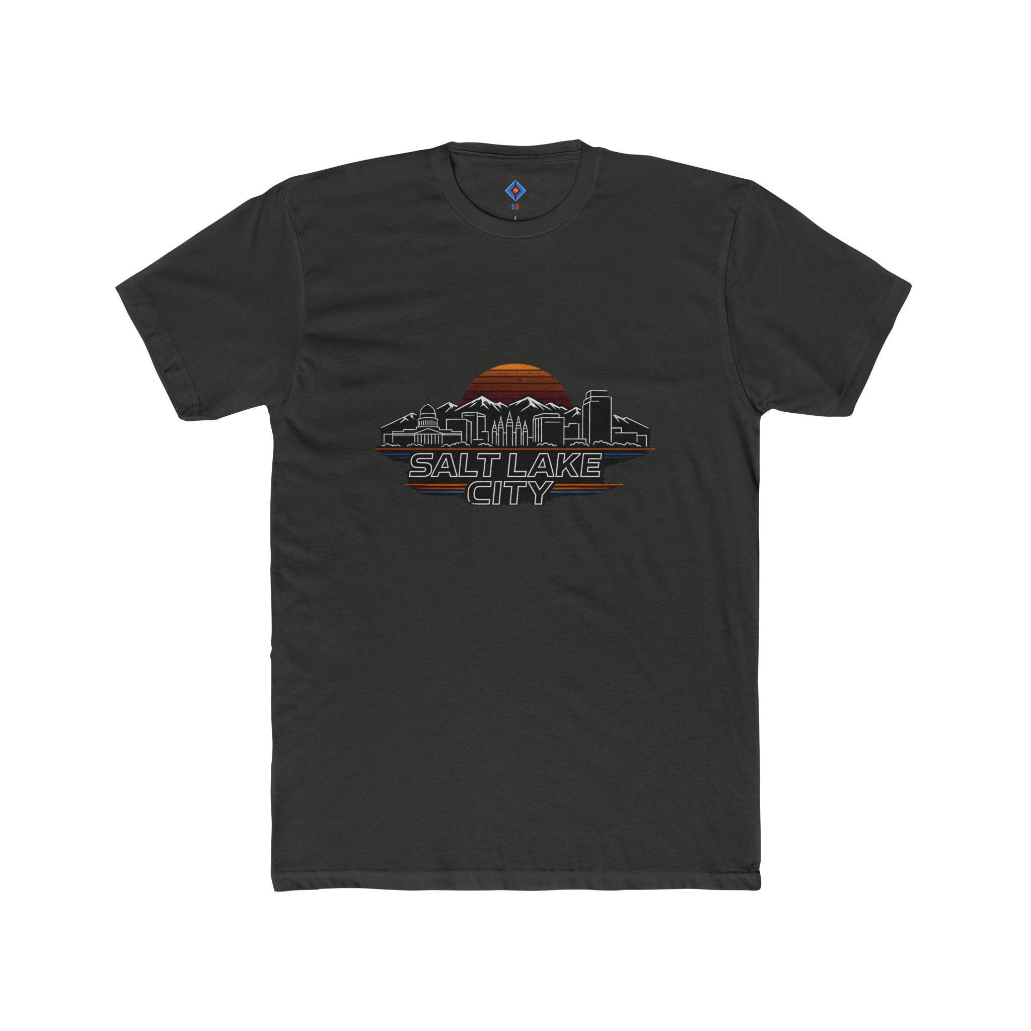 Salt Lake City 80's skyline tee