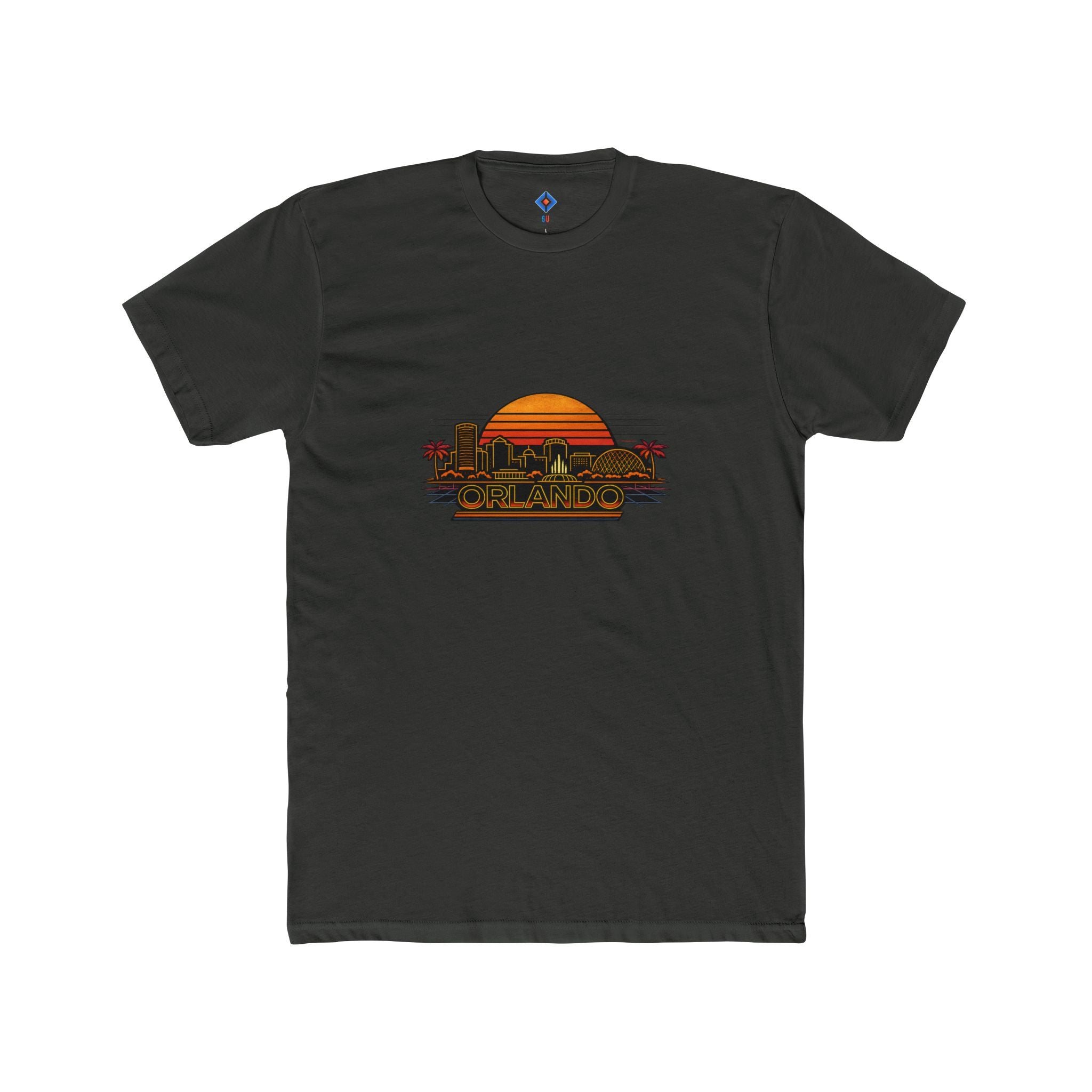 Orlando 80's skyline tee