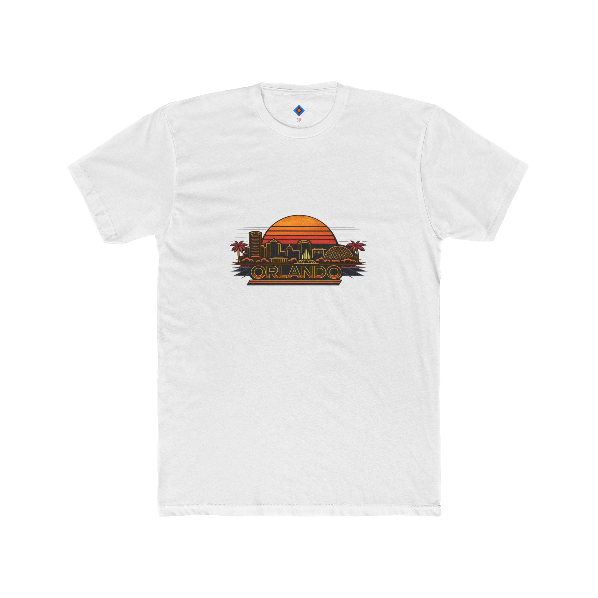 Orlando 80's skyline tee