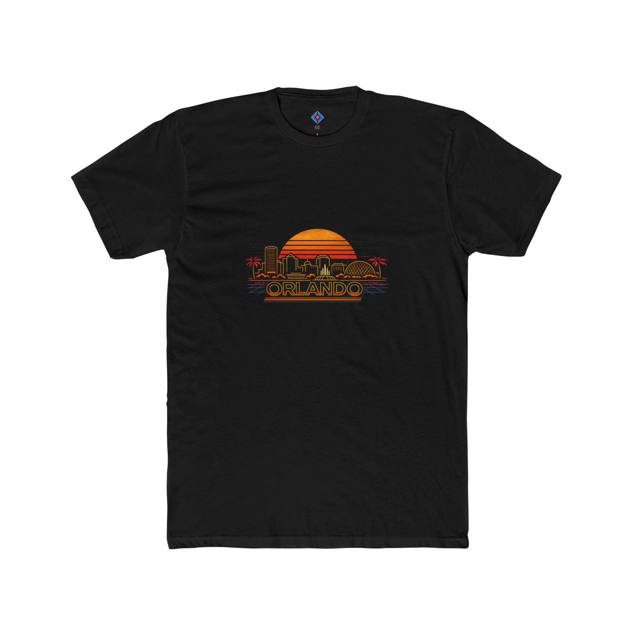 Orlando 80's skyline tee